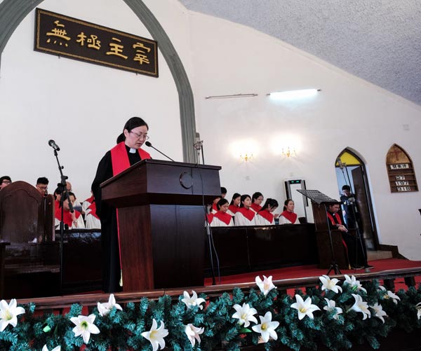 华东神学院圣乐系学生在善牧堂举行圣乐崇拜 华东神学院圣乐系学生在善牧堂举行圣乐崇拜